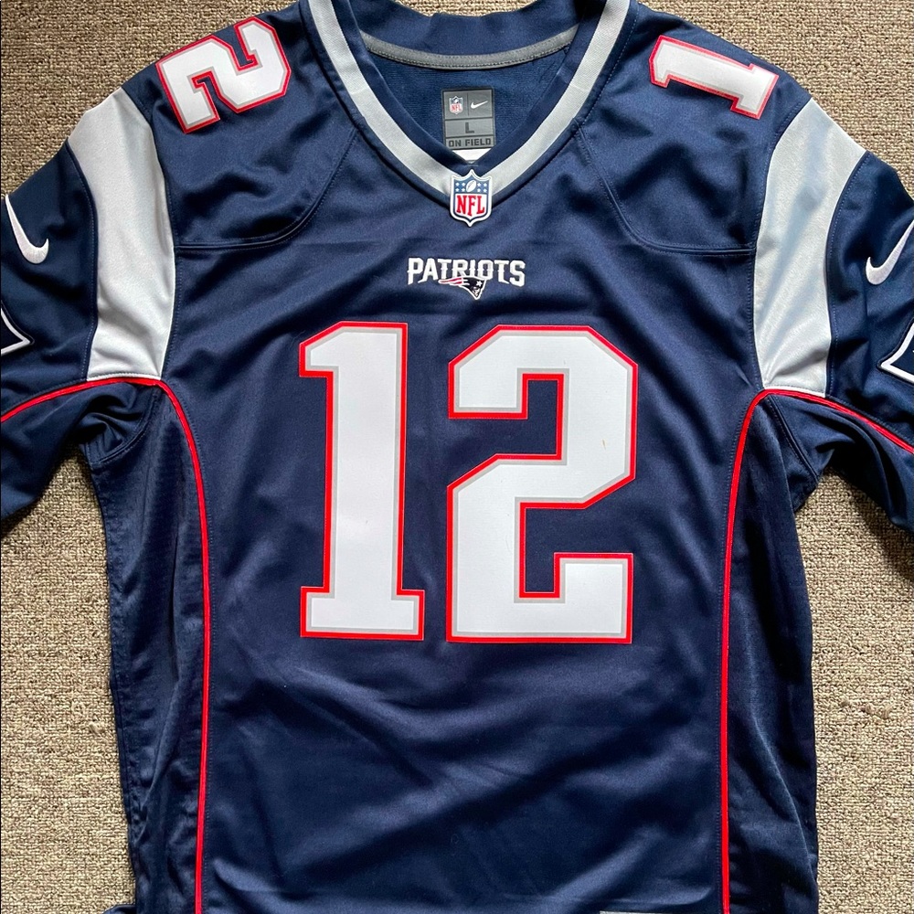 Nike New England Patriots Tom Brady game jersey